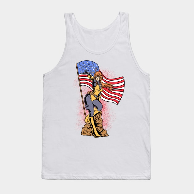 Real American Heroes Tank Top by asterami